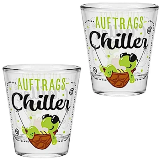 Schnapsglas Motiv »AuftragsChiller« - Sheepworld