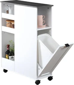 Kesper Nischenregal Aus Spanplatte, Melamin Weiß -Qualitätsladen Für Geschirr 741597a9fa7ba84f9b6889dc8687ed73