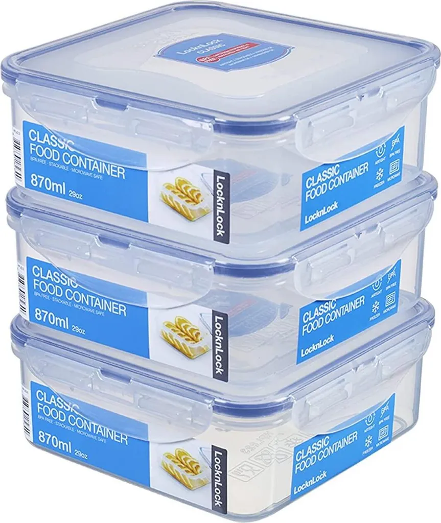 Lock & Lock LocknLock Classic Vorteilspack 3tlg. 2,61L 3 X HPL823 (870ml) HPL823O3 2 Lock & Lock LocknLock Classic Vorteilspack 3tlg. 2,61L 3 X HPL823 (870ml) HPL823O3 – Bild 2