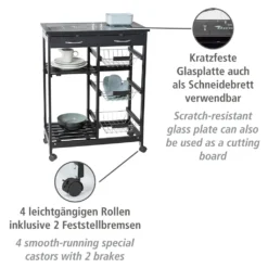 Wenko Küchenwagen Bon Appetit -Qualitätsladen Für Geschirr 7441d7a3c089816ed30734791b25739d