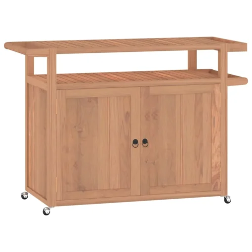 VidaXL Barwagen 120x50x90 Cm Massivholz Teak – Bild 5