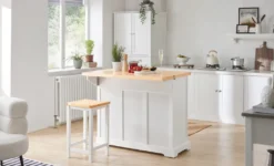 SoBuy FKW71-WN Kücheninsel Küchenwagen Mit Erweiterbarer Arbeitsplatte Küchenschrank Servierwagen Holz Weiß BHT Ca.: 115x92x46-71cm 14 SoBuy FKW71-WN Kücheninsel Küchenwagen Mit Erweiterbarer Arbeitsplatte Küchenschrank Servierwagen Holz Weiß BHT Ca.: 115x92x46-71cm -Qualitätsladen Für Geschirr 7490c484f0d29f2db14146302b6bc519