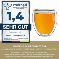 Creano Doppelwandige Gläser 400ml „DG-Bauchig“, 4er Set, Großes Thermoglas Doppelwandig Aus Borosilikatglas, Kaffeegläser, Teegläser, Latte Gläser, Doppelwandgläser 11 Creano Doppelwandige Gläser 400ml „DG-Bauchig“, 4er Set, Großes Thermoglas Doppelwandig Aus Borosilikatglas, Kaffeegläser, Teegläser, Latte Gläser, Doppelwandgläser -Qualitätsladen Für Geschirr 74dd3c40097948cdd458babf89896ccd