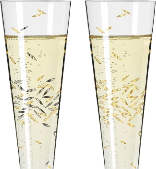 Goldnacht Champagnerglas-Set H22 Von Ritzenhoff Design Team – Bild 3