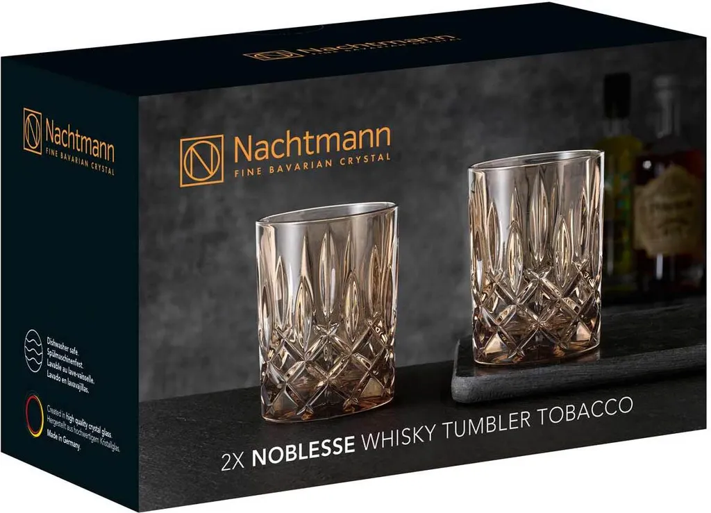 Nachtmann Noblesse Vintage Whiskygläser Tobacco 4er Set 2 Nachtmann Noblesse Vintage Whiskygläser Tobacco 4er Set – Bild 2