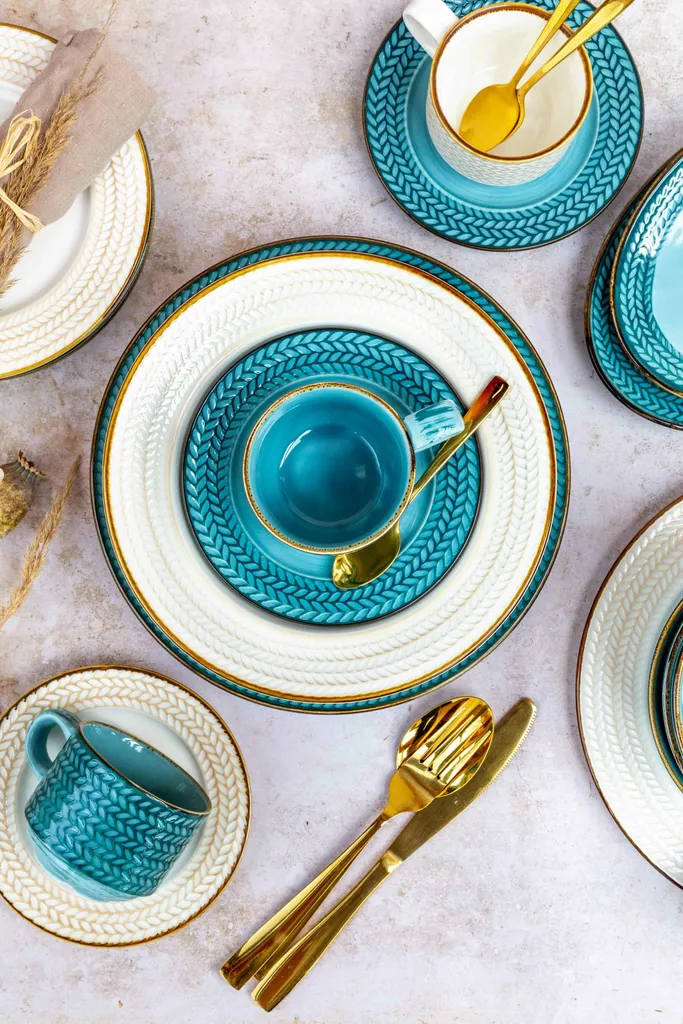 Mäser 931942 Kaffeeservice Prospero Für 6 Personen, Porzellan, Blau (1 Set, 12-teilig) 9 Mäser 931942 Kaffeeservice Prospero Für 6 Personen, Porzellan, Blau (1 Set, 12-teilig) – Bild 9