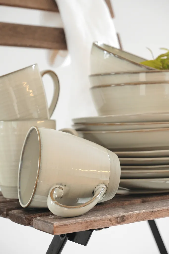 Mäser 931818 Frühstücksset Nottingham Für 4 Personen, Steinzeug, Beige (1 Set, 12-teilig) 2 Mäser 931818 Frühstücksset Nottingham Für 4 Personen, Steinzeug, Beige (1 Set, 12-teilig) – Bild 2