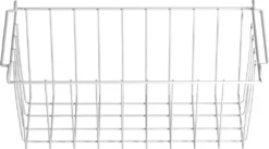 Aufbewahrungskorb 48cmx18cmx18cm, Einlegekorb, Gefrierschrank Organizer, Drahtkorb Aus Eisen Mit PE-Beschichtung, Weiß 8 Aufbewahrungskorb 48cmx18cmx18cm, Einlegekorb, Gefrierschrank Organizer, Drahtkorb Aus Eisen Mit PE-Beschichtung, Weiß -Qualitätsladen Für Geschirr 76ebd0cb73d585f73ee437cee6dc5f70