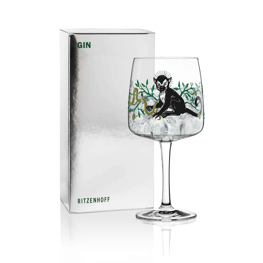 Ritzenhoff Gin Ginglas Mit Stiel Affe By Karin Rytter 2020 6 Ritzenhoff Gin Ginglas Mit Stiel Affe By Karin Rytter 2020 – Bild 6