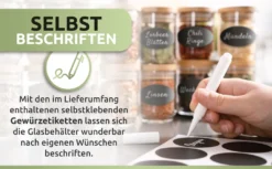 PORADA 12 Stapelbare Gewürzgläser Set 150ml Glasbehälter Mit Deckel Aufbewahrung Küche Gewürzdosen Vorratsdosen Glas Mit Deckel Aufbewahrungsgläser Küchenorganisation Aufbewahrung… 19 PORADA 12 Stapelbare Gewürzgläser Set 150ml Glasbehälter Mit Deckel Aufbewahrung Küche Gewürzdosen Vorratsdosen Glas Mit Deckel Aufbewahrungsgläser Küchenorganisation Aufbewahrung… -Qualitätsladen Für Geschirr 7842511bf94883786130b5a0c21f71b3