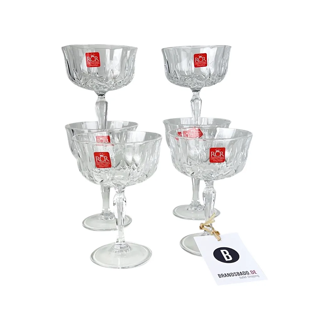 6 X Kristall-Champagnergläser Rori 1 6 X Kristall-Champagnergläser Rori