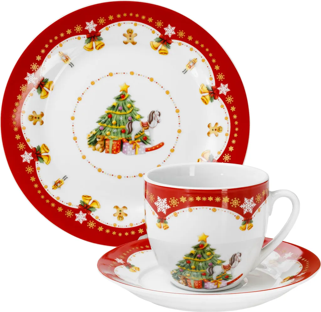 Van Well 18tlg. Kaffeeservice 'Weihnachtszauber' 2 Van Well 18tlg. Kaffeeservice 'Weihnachtszauber' – Bild 2