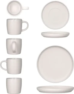 18tlg. Kaffeeservice Lea 6 Personen Kuchenteller Kaffee-Tasse Weiß Steingut 8 18tlg. Kaffeeservice Lea 6 Personen Kuchenteller Kaffee-Tasse Weiß Steingut -Qualitätsladen Für Geschirr 79b47fa40195e91858b2bc8598d1f063