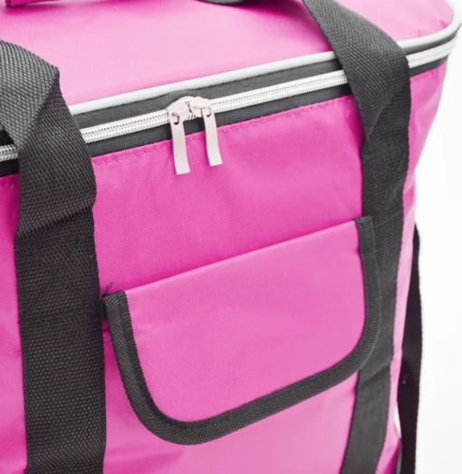 Kühltasche 30L Mit Schultergurt, XXL Isolier Kühlbox - Fuchsia/ Pink – Bild 5