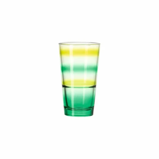 Leonardo EVENT Trinkglas Grün Gestreift330ml 6er Set - A – Bild 2