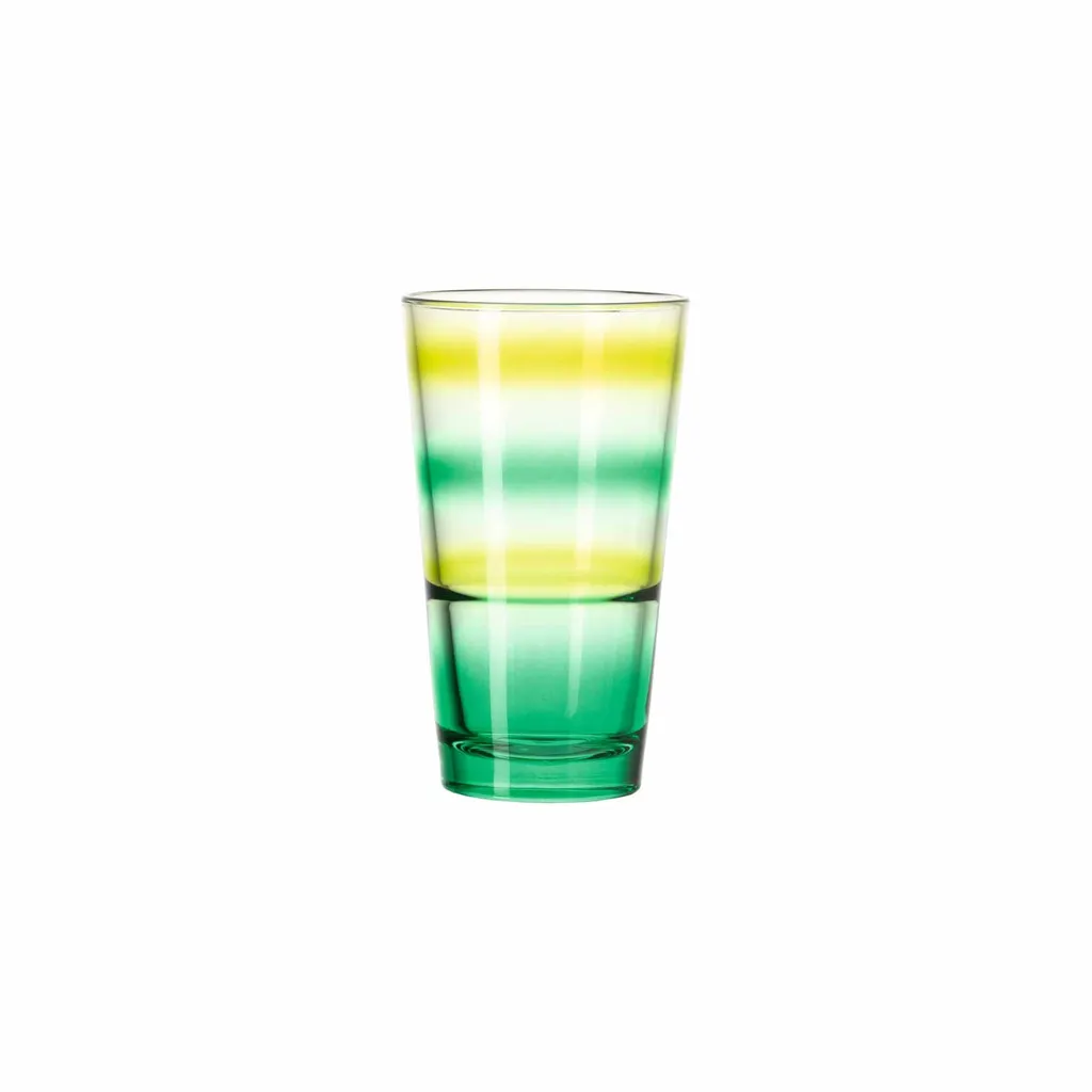 Leonardo EVENT Trinkglas Grün Gestreift330ml 6er Set - A 2 Leonardo EVENT Trinkglas Grün Gestreift330ml 6er Set - A – Bild 2