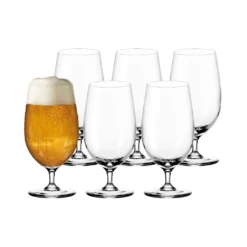 LEONARDO 061451 Ciao+ Biertulpe, Glas, 410ml, H 16cm, Klar (6 Stück) -Qualitätsladen Für Geschirr 7c3d03750f5396f45408829432fd8b25