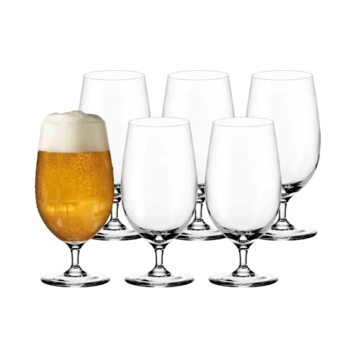 LEONARDO 061451 Ciao+ Biertulpe, Glas, 410ml, H 16cm, Klar (6 Stück) – Bild 10