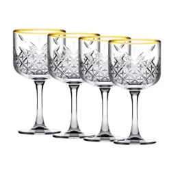 Weingläser Set 4 Tlg. Timeless Gold 500 Ml PASABAHCE