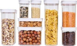 Emsa Trockenvorratsdose OPTIMA 5er Set (0,45/2x1/1,6/2,2L) -Qualitätsladen Für Geschirr 7cd17e9917658456b069d82bab622ee1