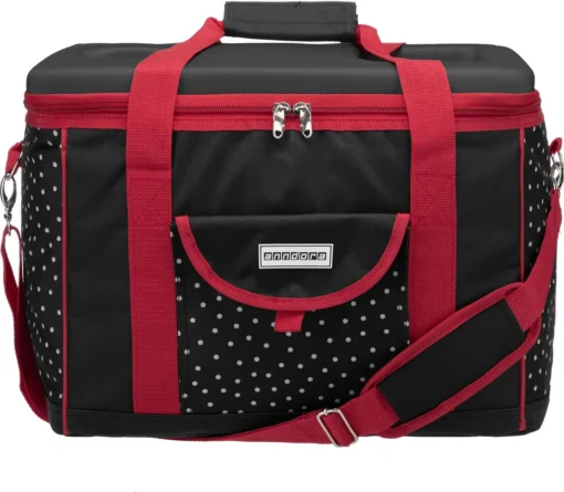 Riesige Kühltasche Picknicktasche XL Schwarz Weiß - Snövit - Schwarz – Bild 4