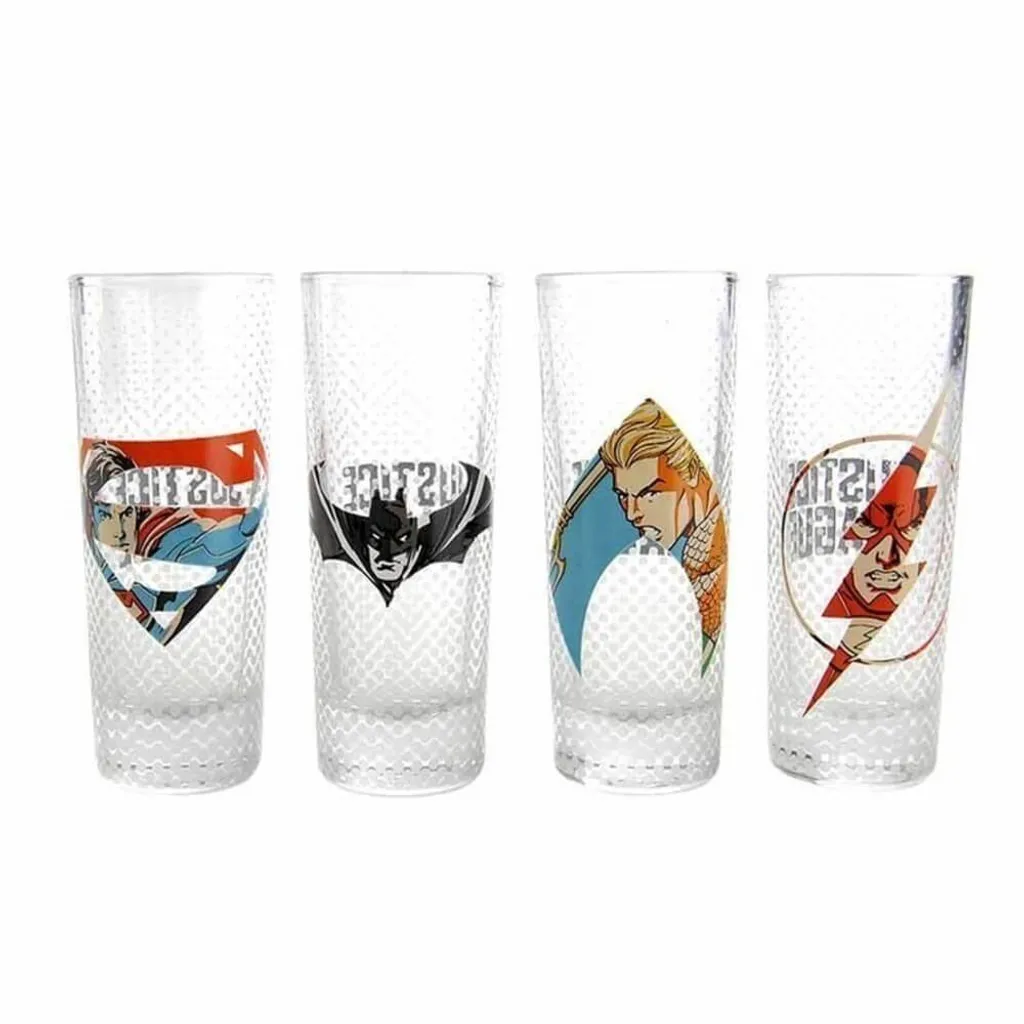 Justice League Gläser 4er-Set DC Comics 1 Justice League Gläser 4er-Set DC Comics