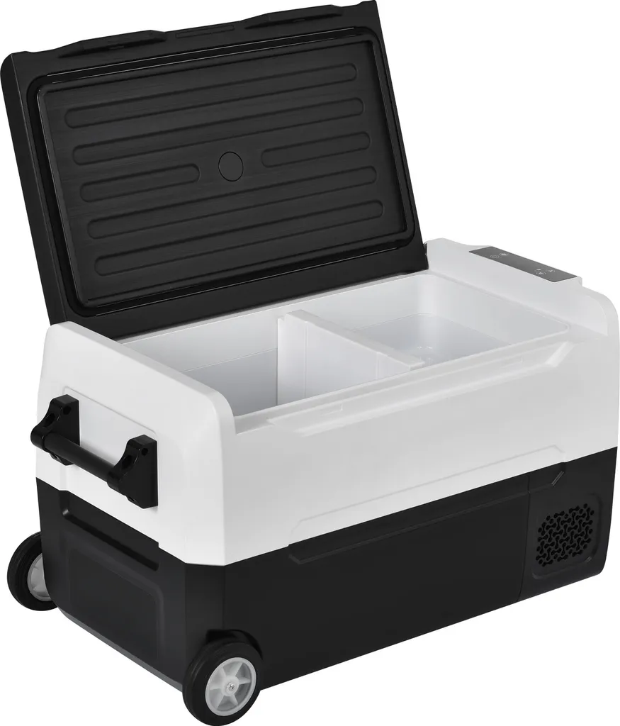 Merax Elektrisch Kühlbox Mit Kompressor 31.5L Schwarz, Mini Kühlschrank Tragbar Kühlleistung Bis -20° C, Gefrierbox 12/24 V Und 230 V Für Büro, Auto, Camping, Garten 16 Merax Elektrisch Kühlbox Mit Kompressor 31.5L Schwarz, Mini Kühlschrank Tragbar Kühlleistung Bis -20° C, Gefrierbox 12/24 V Und 230 V Für Büro, Auto, Camping, Garten – Bild 16
