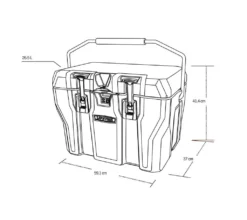 Lifetime Kühlbox 26,5 Liter Volumen -Qualitätsladen Für Geschirr 8014937029968ba5ed99713a010baea0