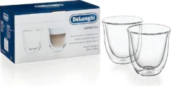 De'Longhi DeLonghi Cappuccino 2er Doppelwandiges Thermoglas 12 De'Longhi DeLonghi Cappuccino 2er Doppelwandiges Thermoglas -Qualitätsladen Für Geschirr 803b3603aedffd39ddee1ebbc02668a9
