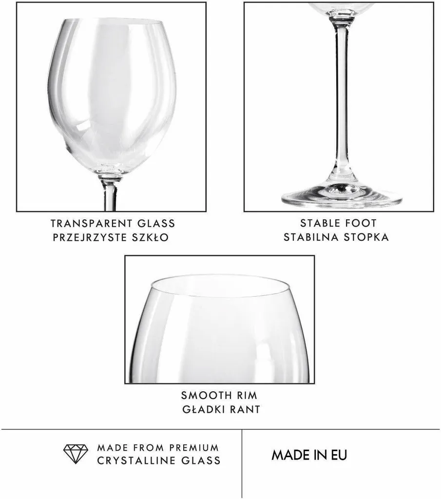 KROSNO Venezia Weißweinglas, 6er-Set, 250 Ml 9 KROSNO Venezia Weißweinglas, 6er-Set, 250 Ml – Bild 9