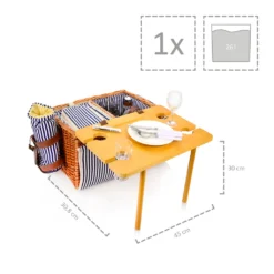 Sänger SÄNGER Picknickkorb Borkum Mit Integriertem Tisch & Kühltasche 25 Teilig Für 4 Personen 10 Sänger SÄNGER Picknickkorb Borkum Mit Integriertem Tisch & Kühltasche 25 Teilig Für 4 Personen -Qualitätsladen Für Geschirr 81631da3fec311cf0b04d84d7264d51a