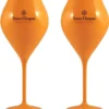 Veuve Clicquot Yellow Label Champagnergläser Glas Aus Acryl 2er Set