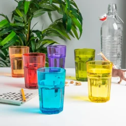 Rink Drink 6 Stück Farbige Gläser Highball-Set - Vibrant Multicolored Partei-Cocktail-Trinken Tumblers - 365ml - 6 Farben 8 Rink Drink 6 Stück Farbige Gläser Highball-Set - Vibrant Multicolored Partei-Cocktail-Trinken Tumblers - 365ml - 6 Farben -Qualitätsladen Für Geschirr 82729eeea05d157caa554a0d447897cf