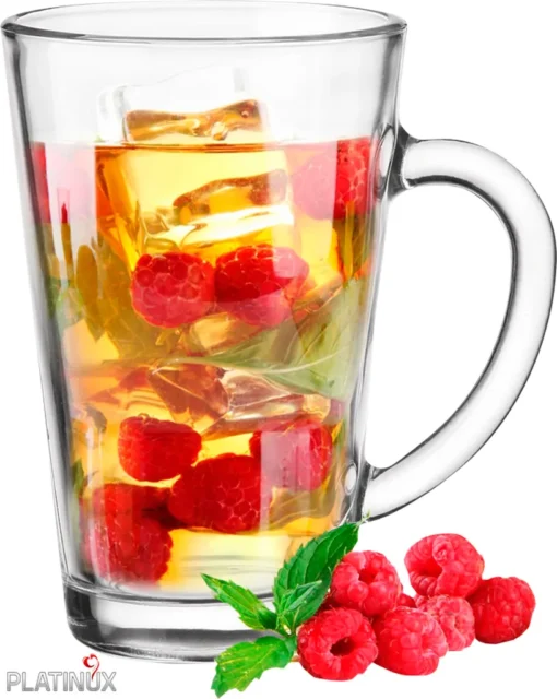 Latte Macchiato Gläser Mit Griff Aus Glas Set (6-Teilig) 270ml (max. 350ml) Kaffeegläser – Bild 4