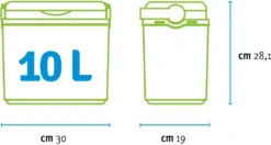 Kühlbox | Passive Kühlbox | Kühltasche 10 Liter, Farbe: Türkis -Qualitätsladen Für Geschirr 839adf362ab8a9e07ff0667d8d1c5a2b