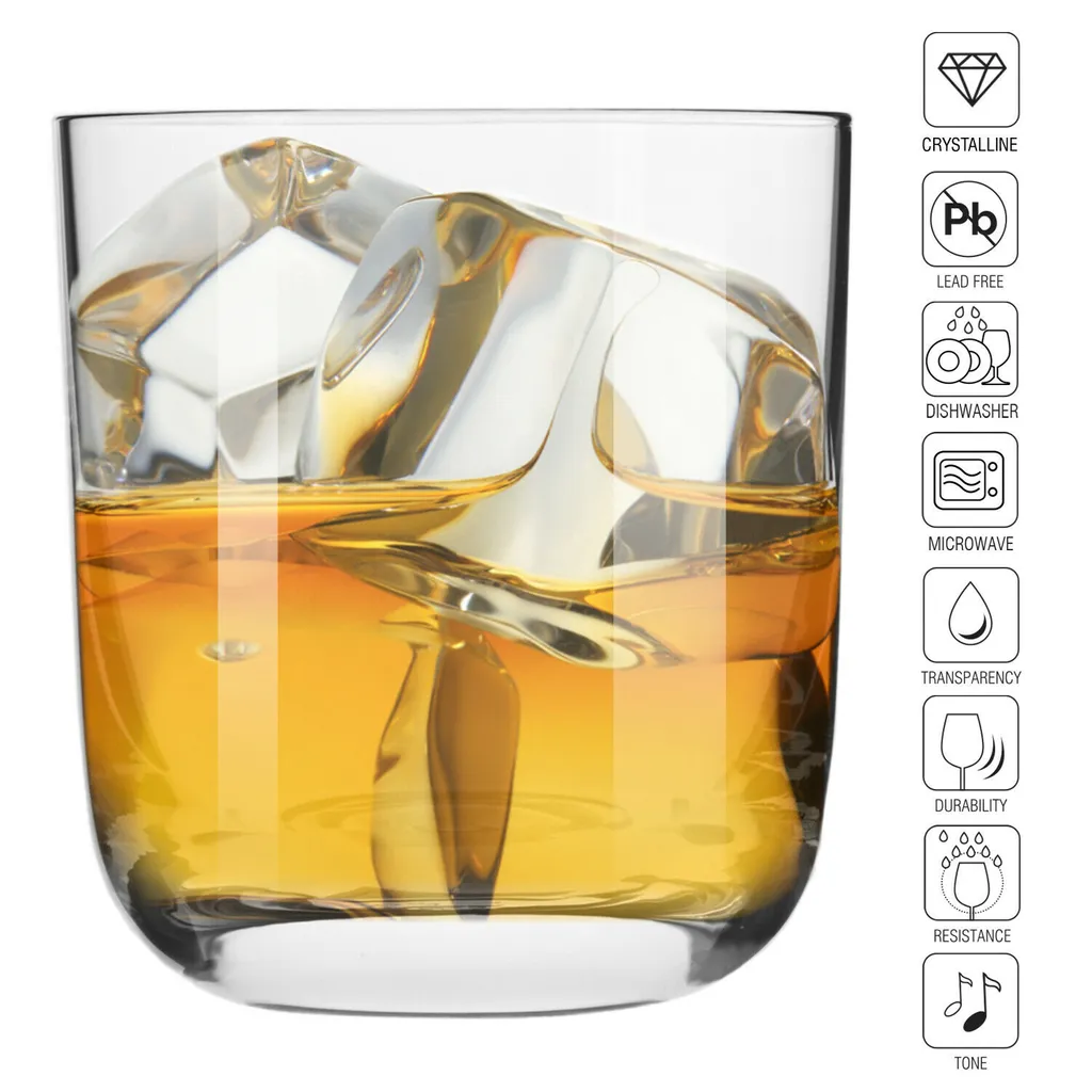 KROSNO Glamour Whiskygläser, 6er-Set, 300 Ml 3 KROSNO Glamour Whiskygläser, 6er-Set, 300 Ml – Bild 3
