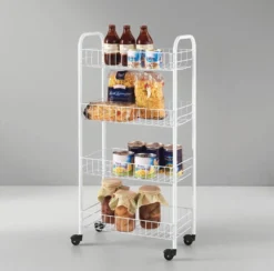 Metaltex Servierwagen Mit 4 Körben Pisa Weiß -Qualitätsladen Für Geschirr 846fcd77dde66d0a1384bdd77edd797b