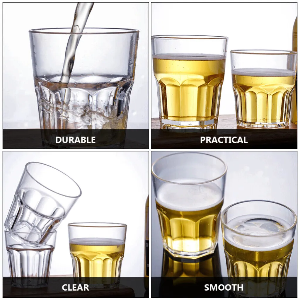 15er 170ml Whiskytasse Set Weinverkoster Bierbecher Bar Klar Acryl-Whisky-Tassen Whiskyglas 7 15er 170ml Whiskytasse Set Weinverkoster Bierbecher Bar Klar Acryl-Whisky-Tassen Whiskyglas – Bild 7
