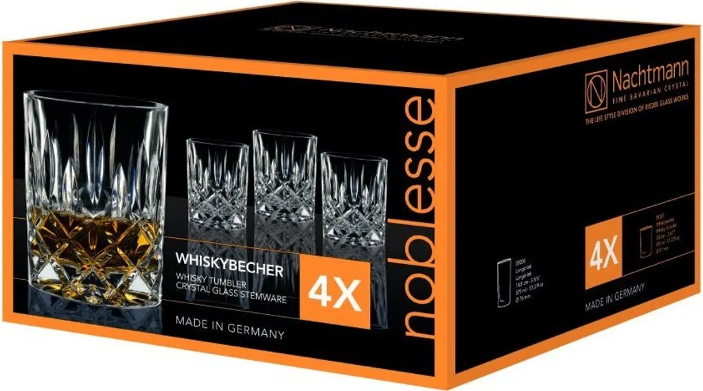 Nachtmann Noblesse Whiskybecher Set 8 Tlg. 089207 X 2 2 Nachtmann Noblesse Whiskybecher Set 8 Tlg. 089207 X 2 – Bild 2