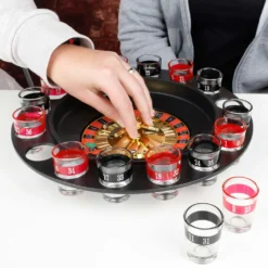 HI Roulette-Trinkspiel Roulette Schwarz