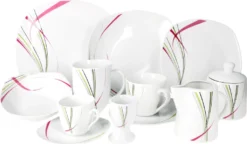 Kombiservice 62 Tlg. Fashion, Eckige Form 10 Kombiservice 62 Tlg. Fashion, Eckige Form -Qualitätsladen Für Geschirr 876612a2cd45fc48e5ed0eb0b8f7ac14