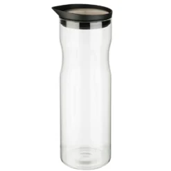 APS Glaskaraffe /// Ø 8 Cm, H: 25 Cm, 1 Liter /// Glas, 18/8 Edelstahl, Silikon /// Deckel Matt Poliert /// 10721 10 APS Glaskaraffe /// Ø 8 Cm, H: 25 Cm, 1 Liter /// Glas, 18/8 Edelstahl, Silikon /// Deckel Matt Poliert /// 10721 -Qualitätsladen Für Geschirr 889c95c8ef6c26cb1aa3bbb78dc74707