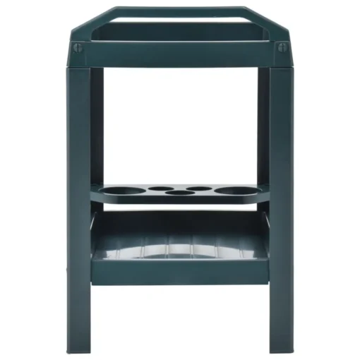 VidaXL Getränkewagen Grün 69×53×72 Cm Kunststoff – Bild 3