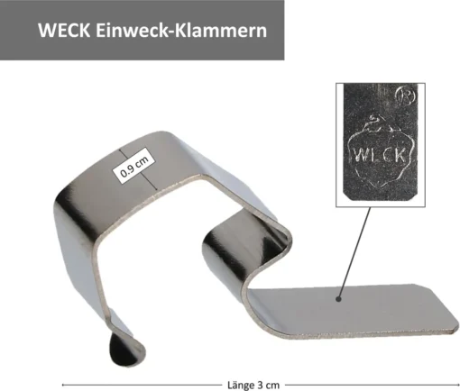 9er Set WECK 9x Gugelhupf Glas-Form 280 Ml + 9x Einmach-Zubehör + Rezeptheft – Bild 7