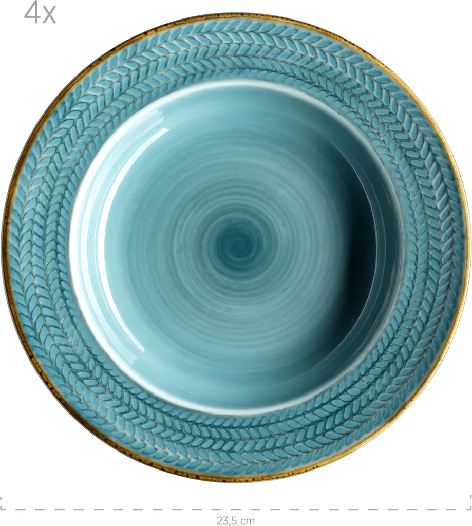 Mäser 931942 Kaffeeservice Prospero Für 6 Personen, Porzellan, Blau (1 Set, 12-teilig) 4 Mäser 931942 Kaffeeservice Prospero Für 6 Personen, Porzellan, Blau (1 Set, 12-teilig) – Bild 4