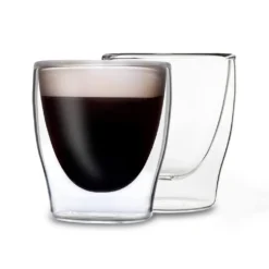 2x 200ml DUOS Doppelwandige Thermogläser Für Tee, Kaffee, Schümli, Vorspeisen