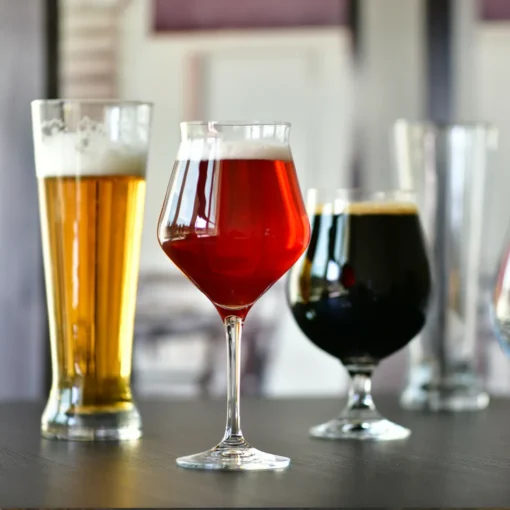 KROSNO Brewery Biergläser Bierkenner Set, 6er-Set, 420ml, 500 Ml – Bild 15