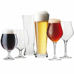 KROSNO Brewery Biergläser Bierkenner Set, 6er-Set, 420ml, 500 Ml