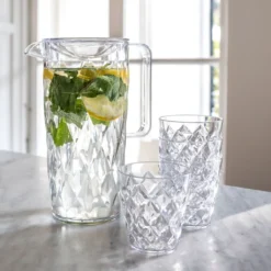 Koziol - Kristallkaraffe 1,6 Liter Mit 4 Tassen à 250 Ml 15 Koziol - Kristallkaraffe 1,6 Liter Mit 4 Tassen à 250 Ml -Qualitätsladen Für Geschirr 8a6da3ed8096601eb0a858413497e8c7
