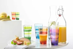 Leonardo Becher Farbig Event Gestreift -Qualitätsladen Für Geschirr 8b4d99892623b38055e2c4532b41faf4